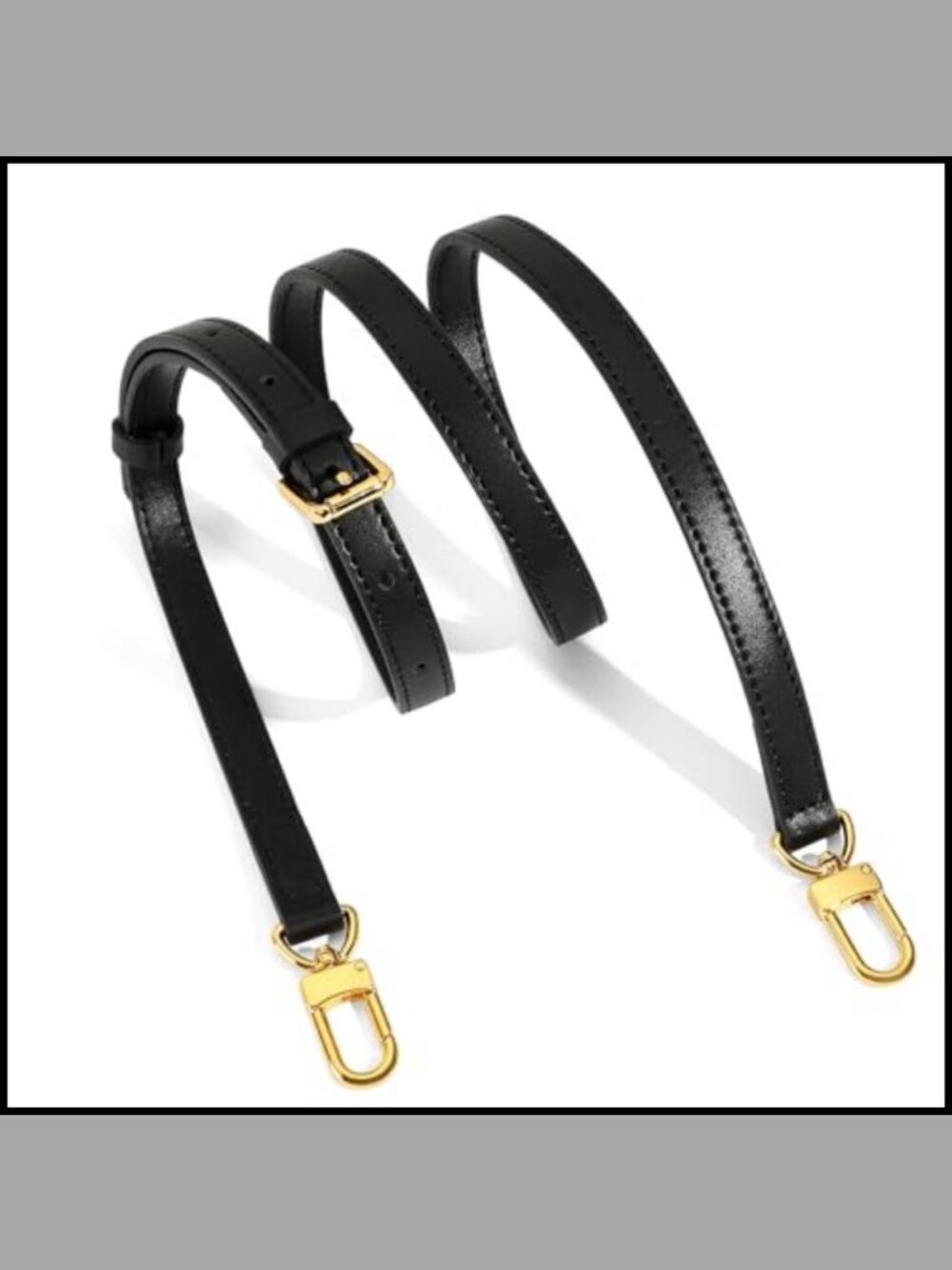 Vachetta Leather Adjustable Shoulder Strap for Handbag Purse